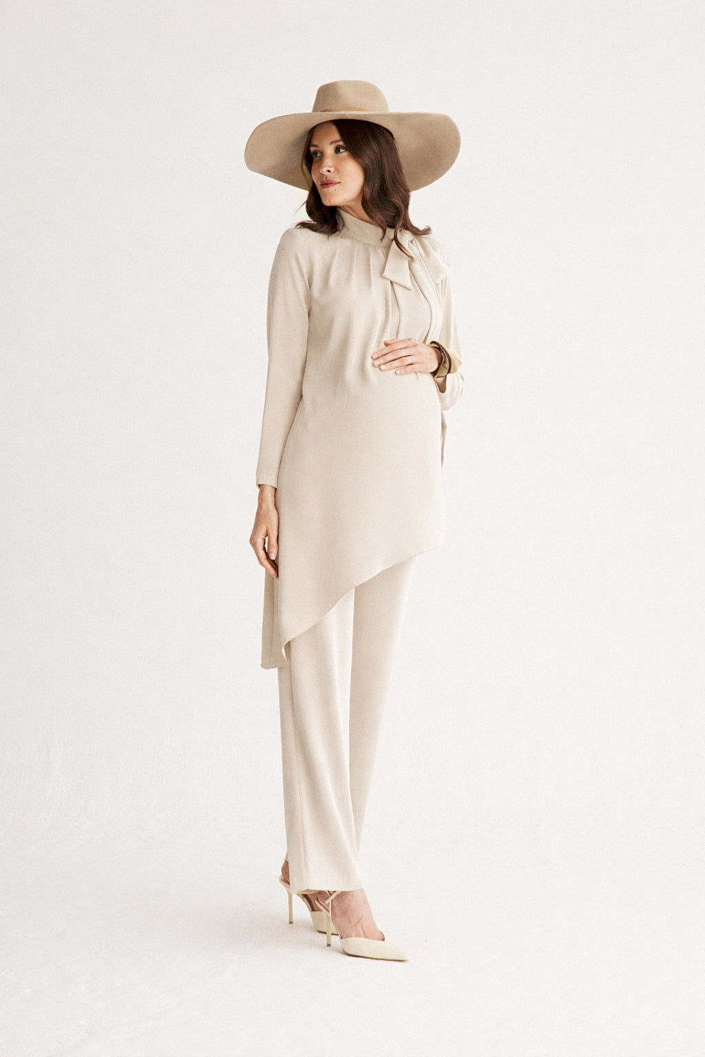 Top Cory Crema · Embarazada ·