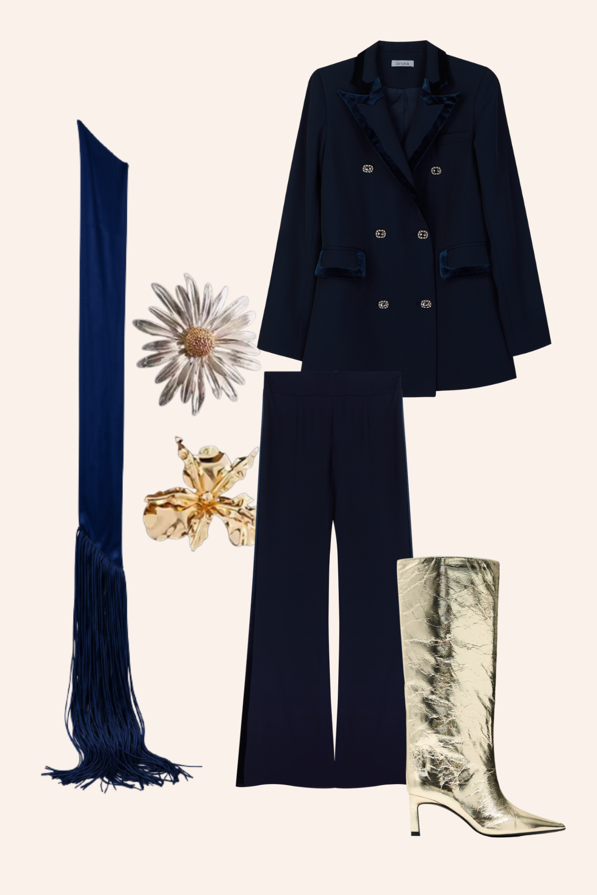 Pantalon Severine Navy – colección Le Marais | Bruna (foto 6)