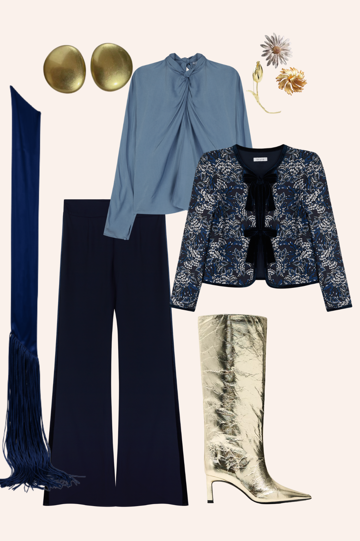 Pantalon Severine Navy – colección Le Marais | Bruna (foto 7)