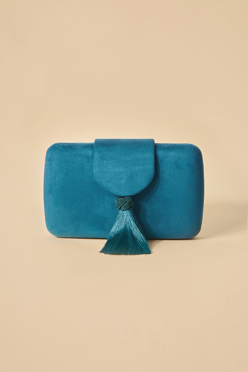Clotilde Blue Clutch · Madame ·
