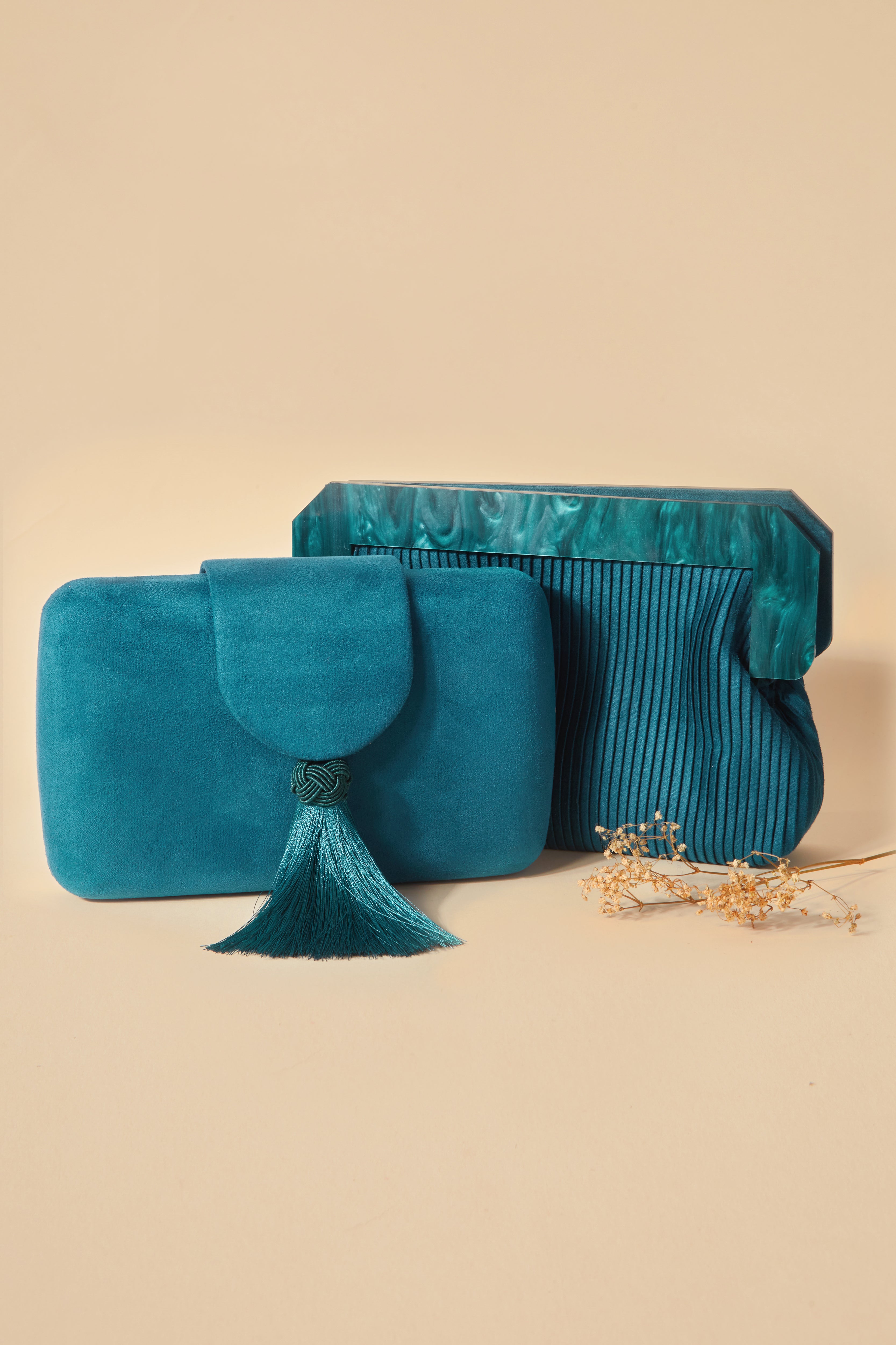 Clotilde Blue Clutch · Madame ·