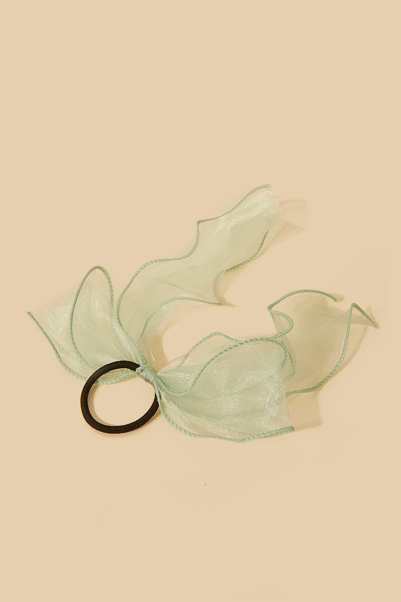 Nude Organza Scrunchie Bow · Muse ·
