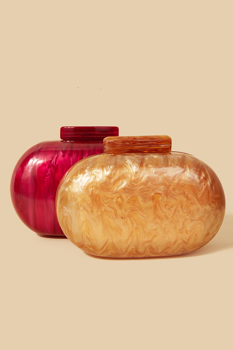 Caramel Liona Clutch · Allure ·