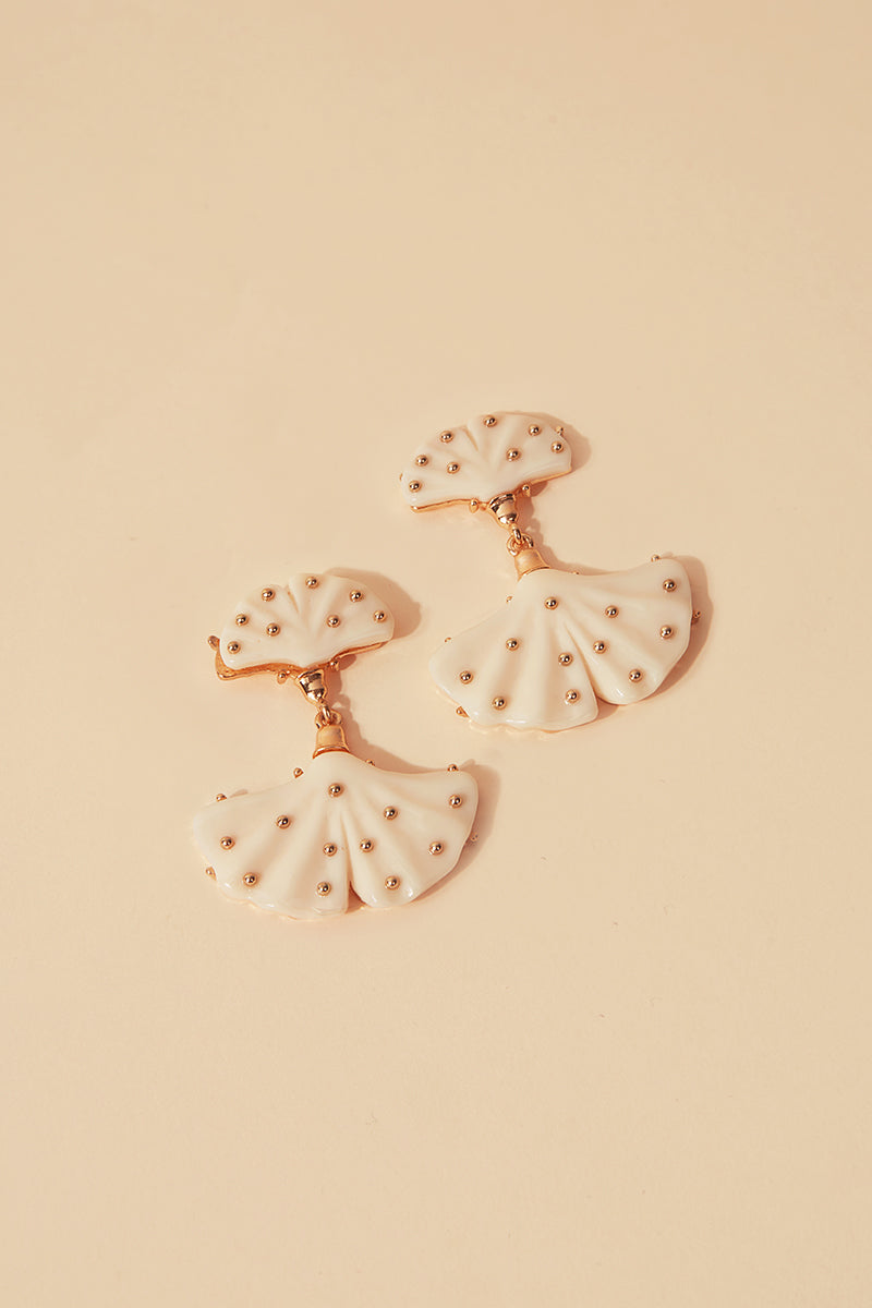 Boucles d'oreilles Lu Crème · Rêverie ·