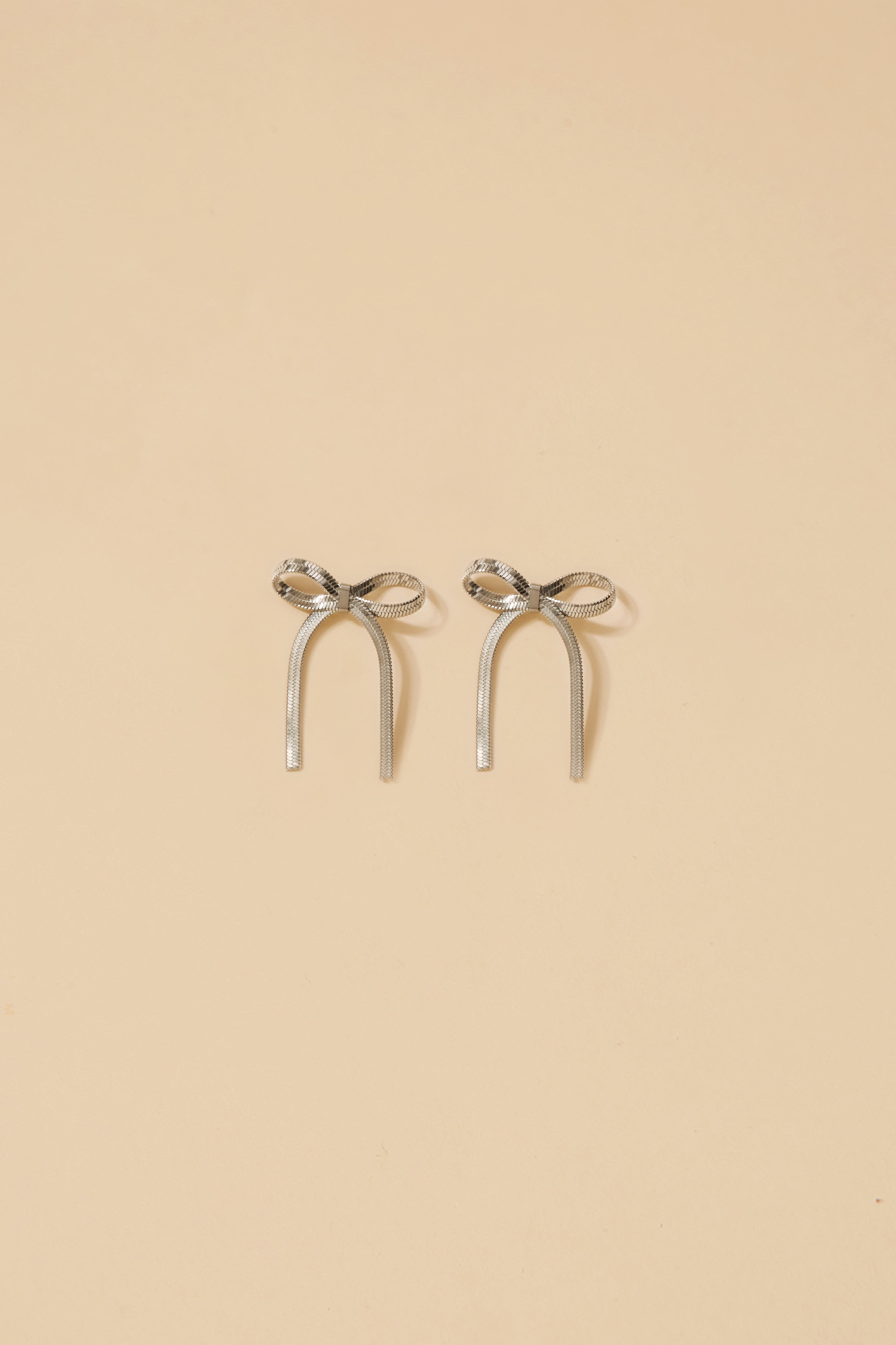 Pendientes Bow Silver · Allure ·
