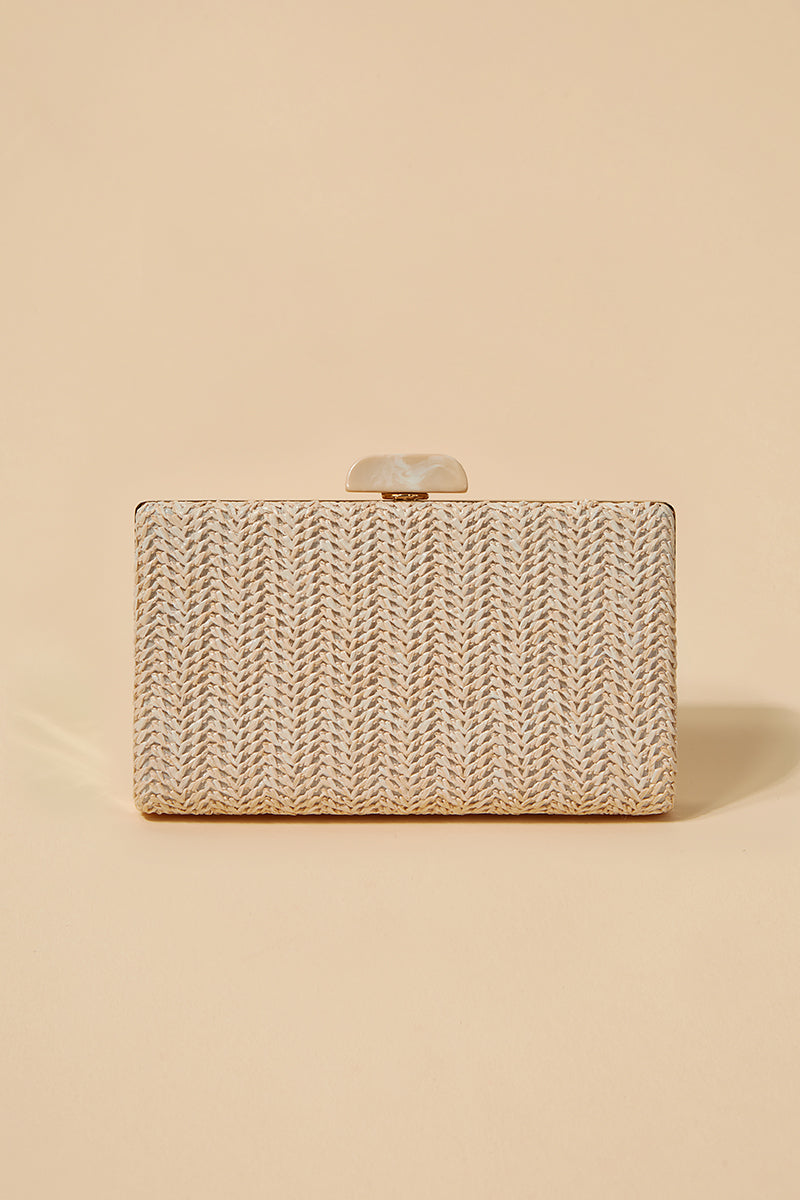 Pochette Raphia Naturel · Rêverie ·