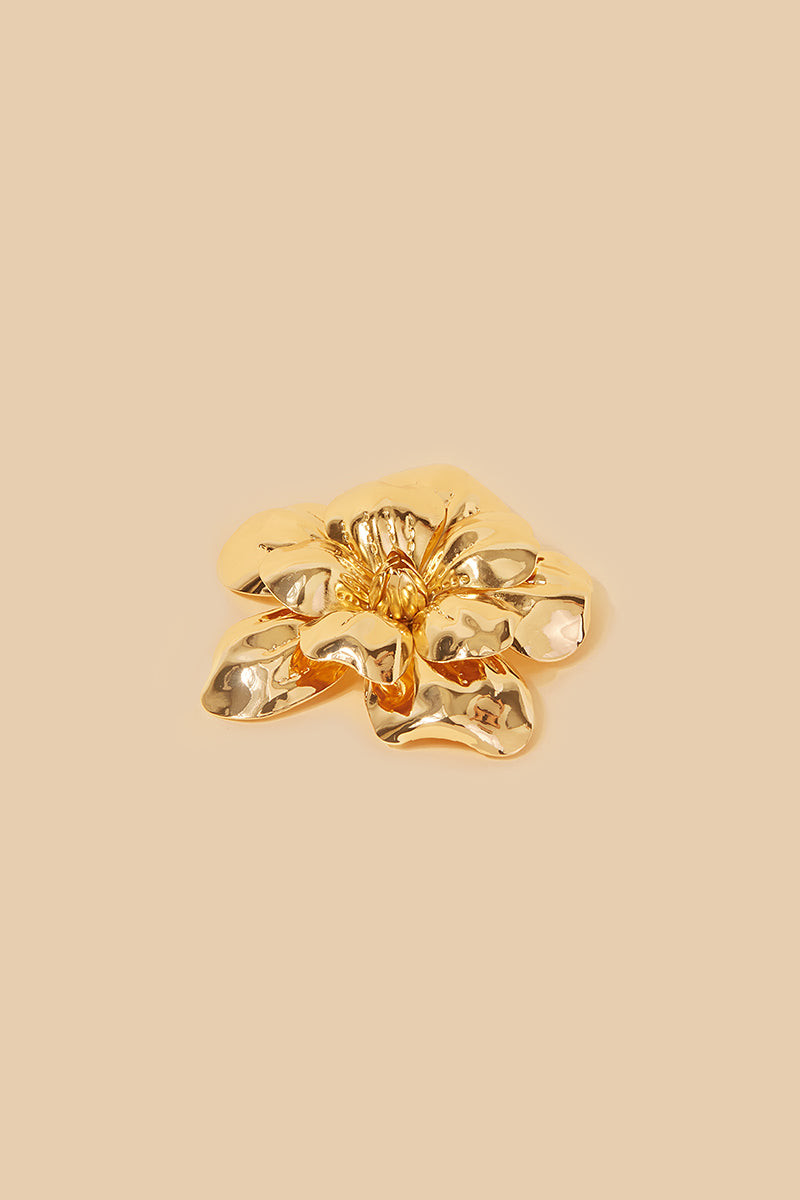Flower Gold Brooch · Allegra ·
