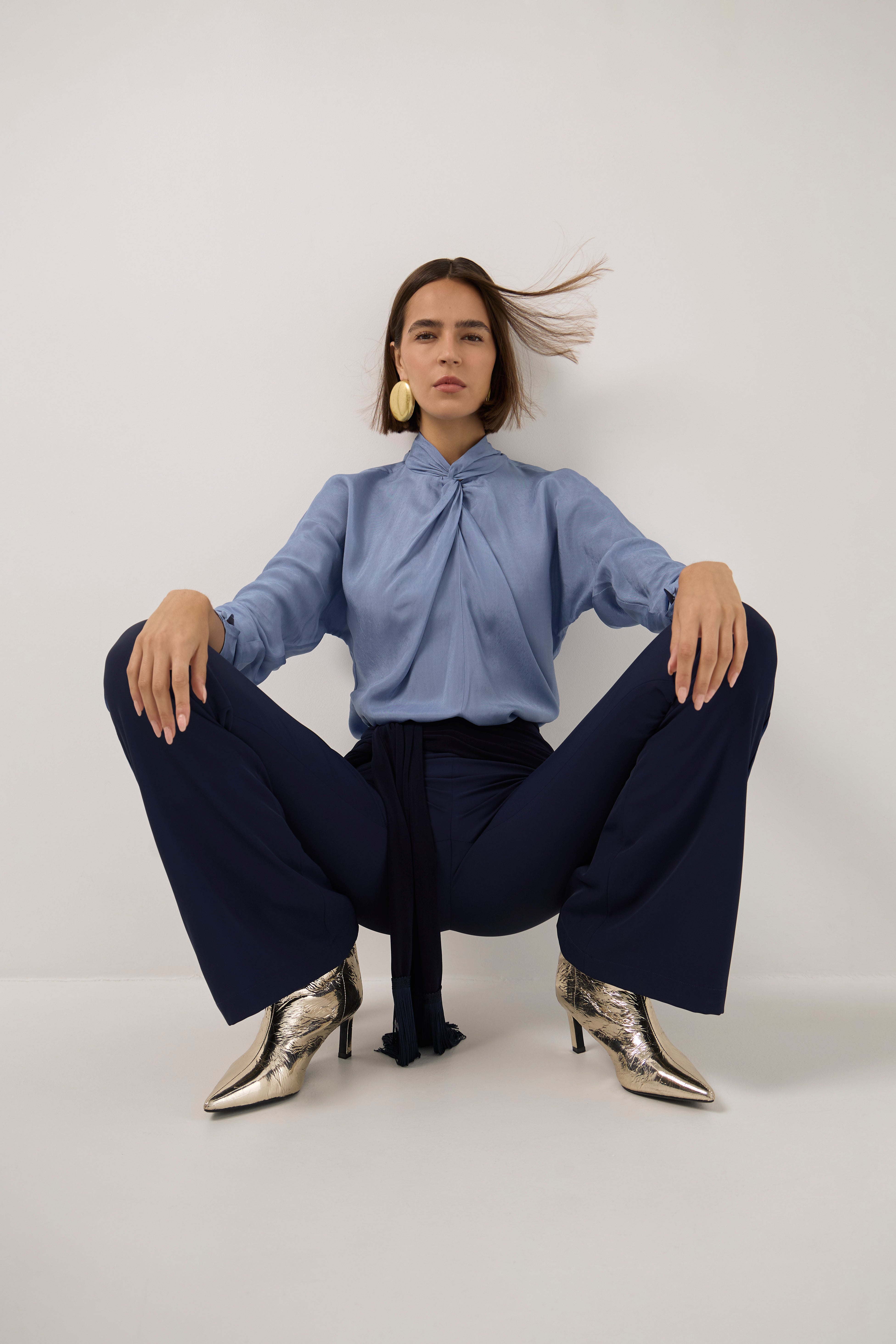 Severine Navy Trousers · Le Marais ·