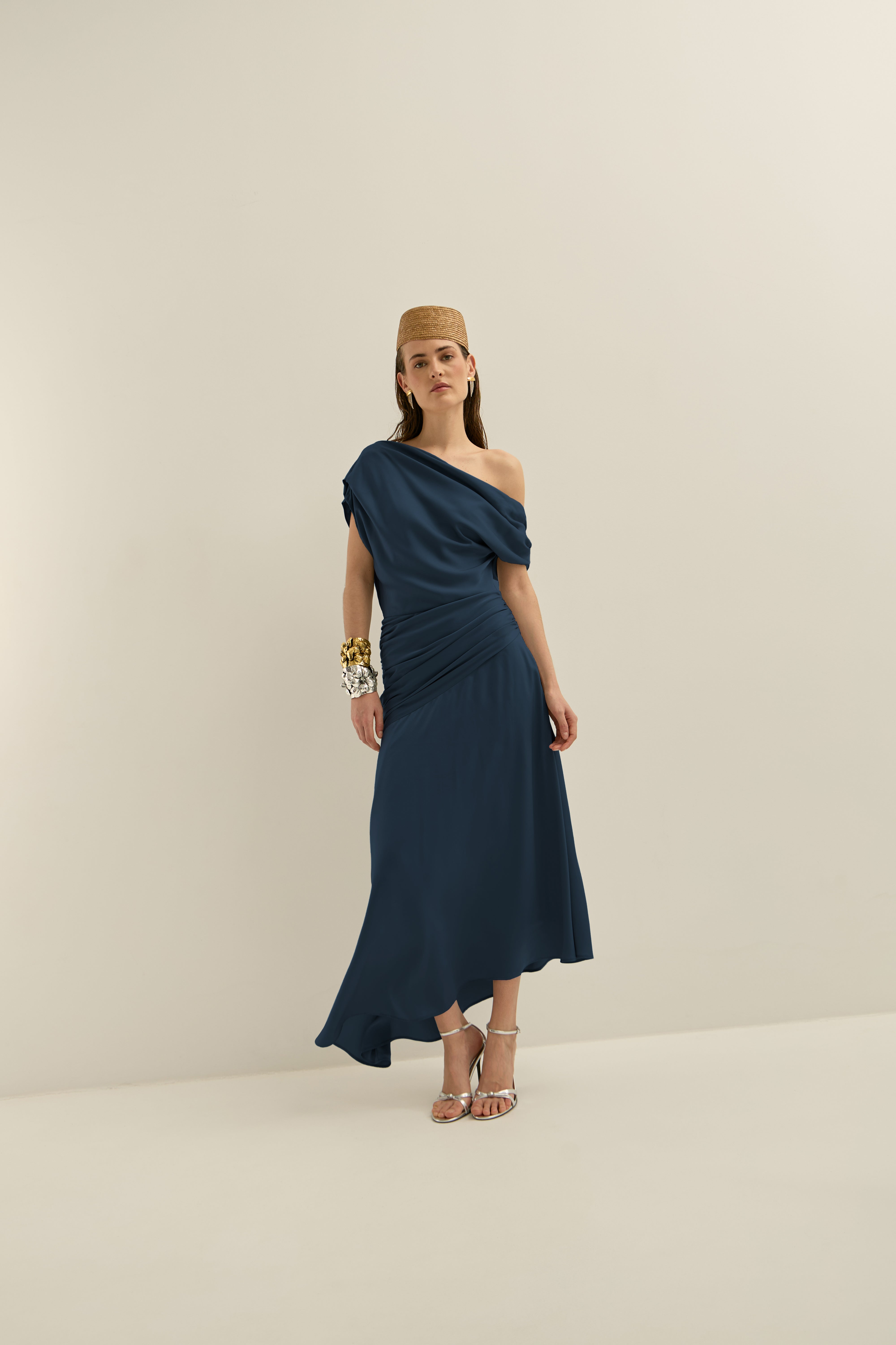Aiko Navy Dress · Allegra ·