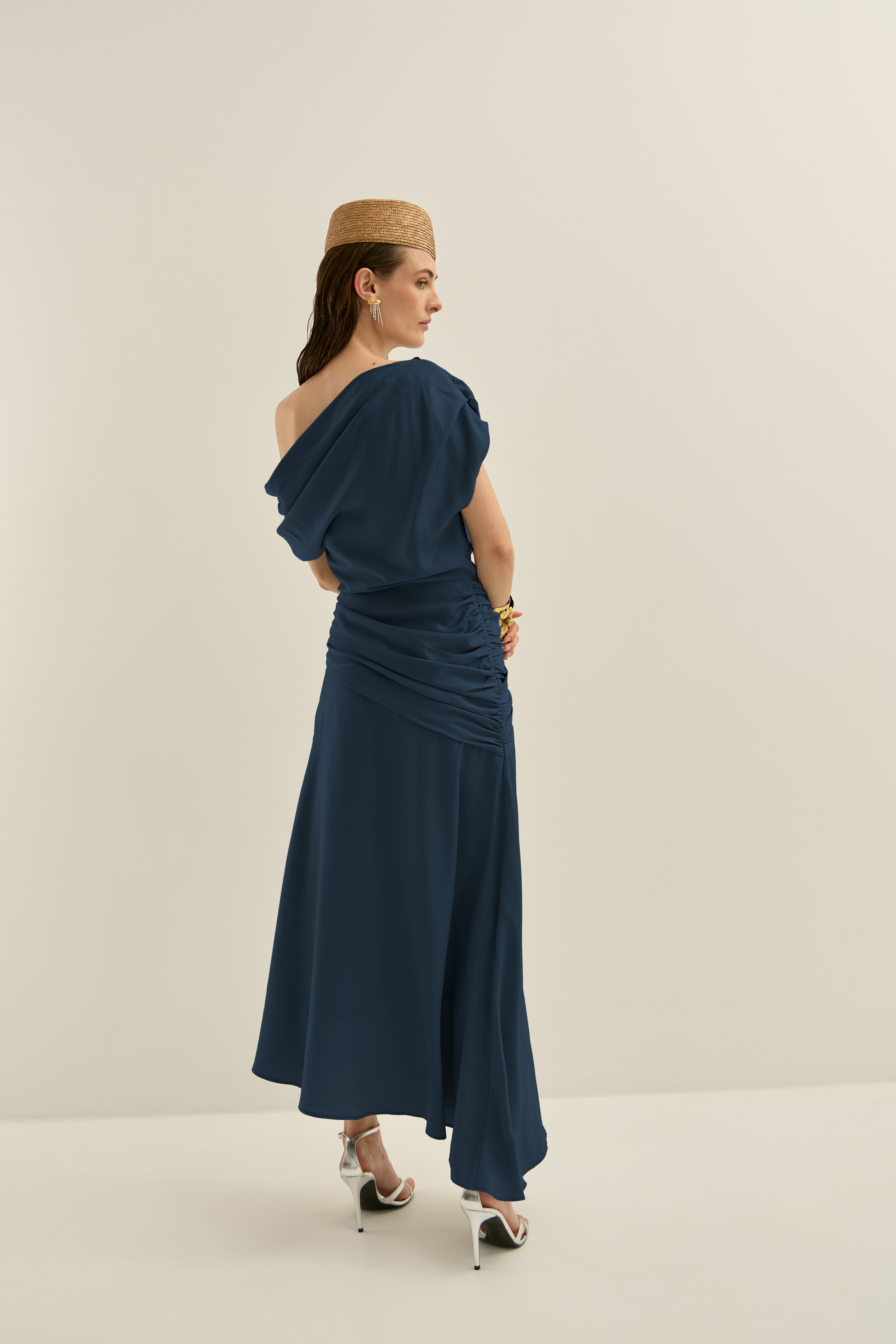 Aiko Navy Dress · Allegra ·