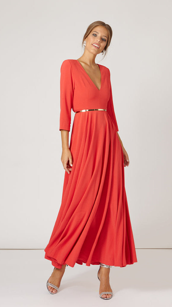 Vestido Fifi Rojo Coral · Icons ·