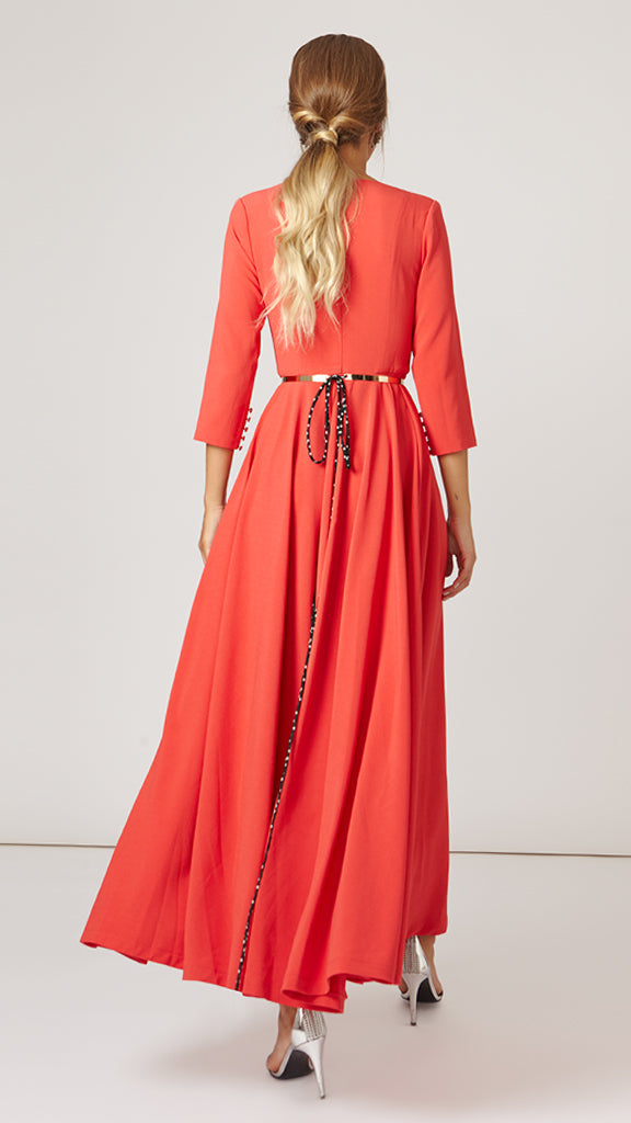 Vestido Fifi Rojo Coral · Icons ·
