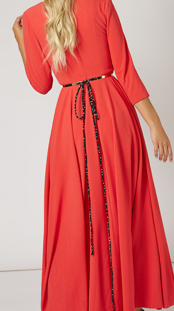 Vestido Fifi Rojo Coral · Icons ·