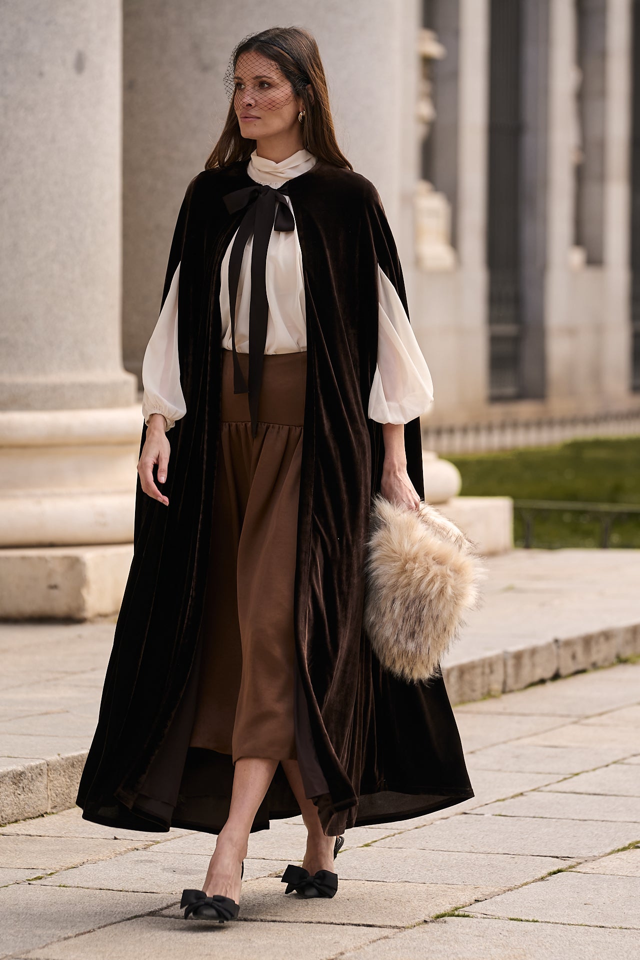 Margaret Velvet Cape · Lady B ·