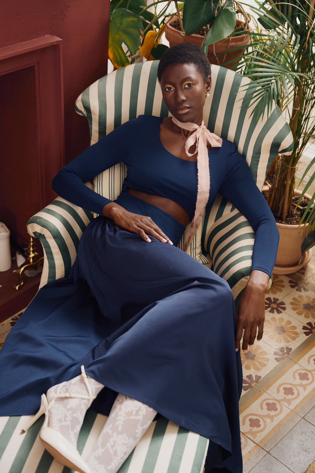 Vestido Eva Navy · Rêverie ·