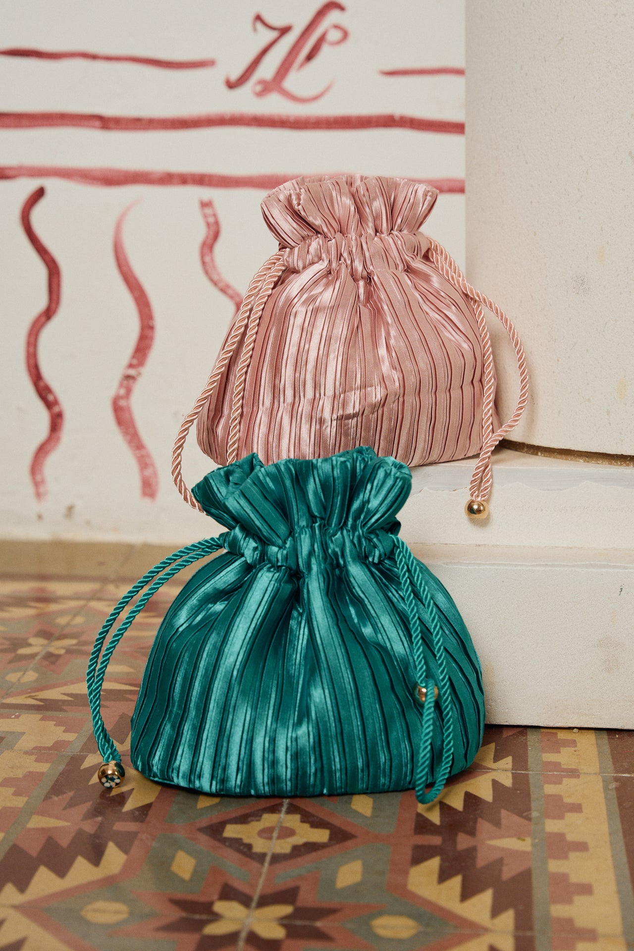 BOLSO DE FIESTA COLOR ROSA