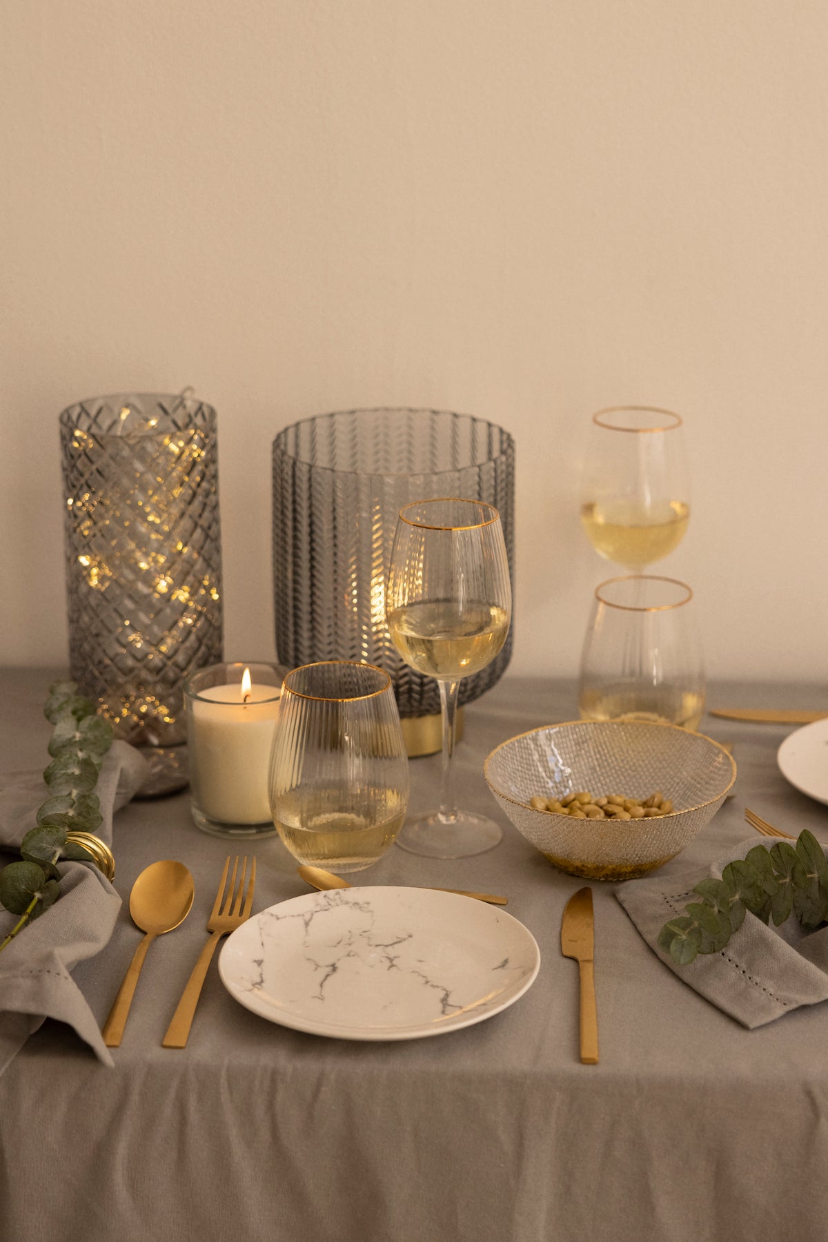 Grande Lampe Indienne Grise · Déco ·