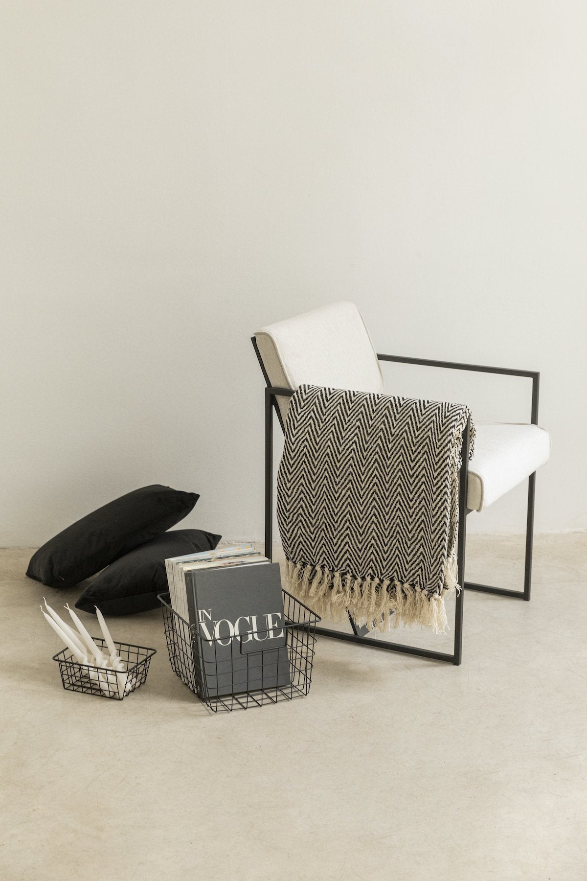 Cesta de Alambre Montana Grande · Deco · - Bruna