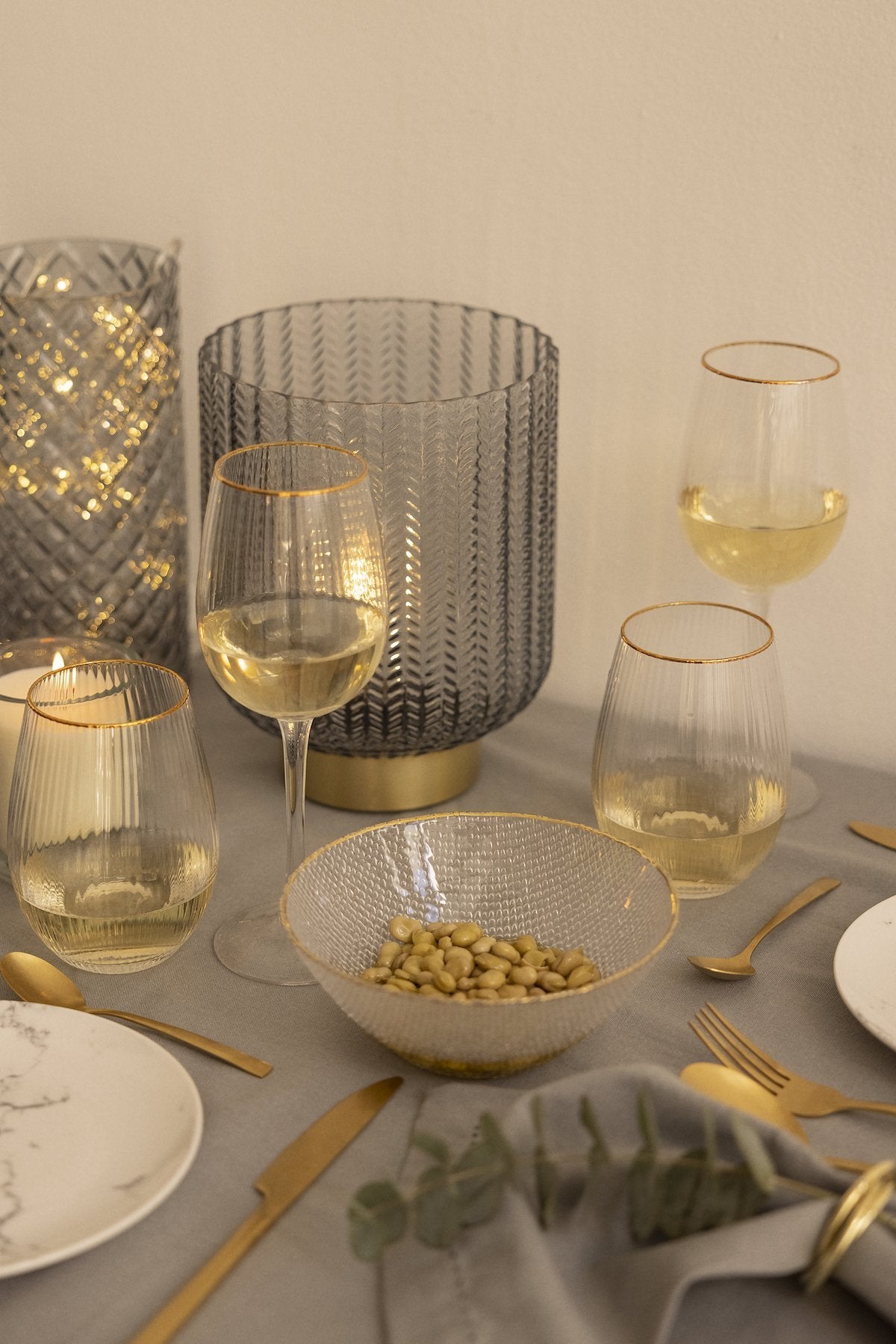 Lampara India Gris Grande · Deco · - Bruna