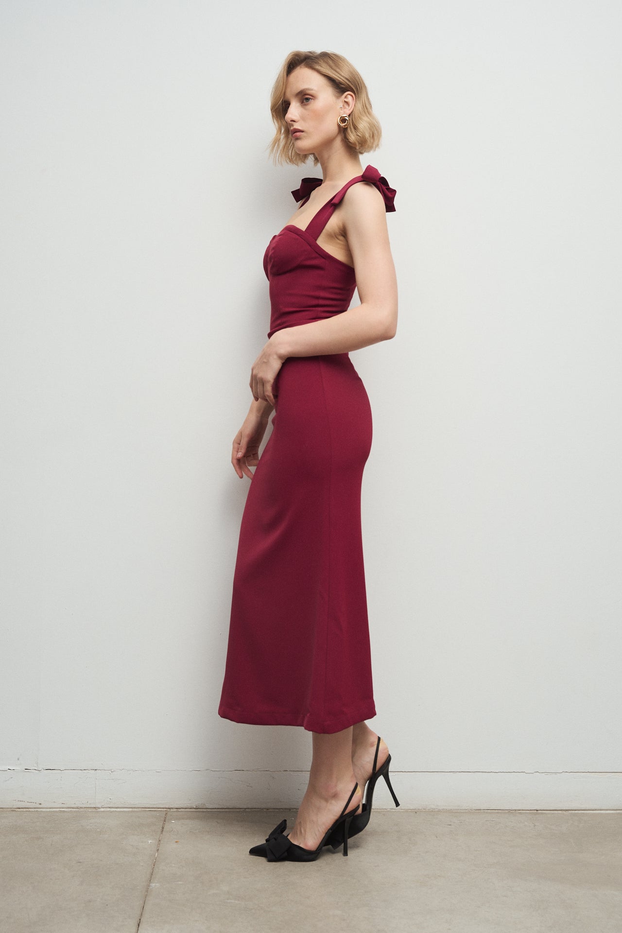 Becky Burgundy dress · Madame ·