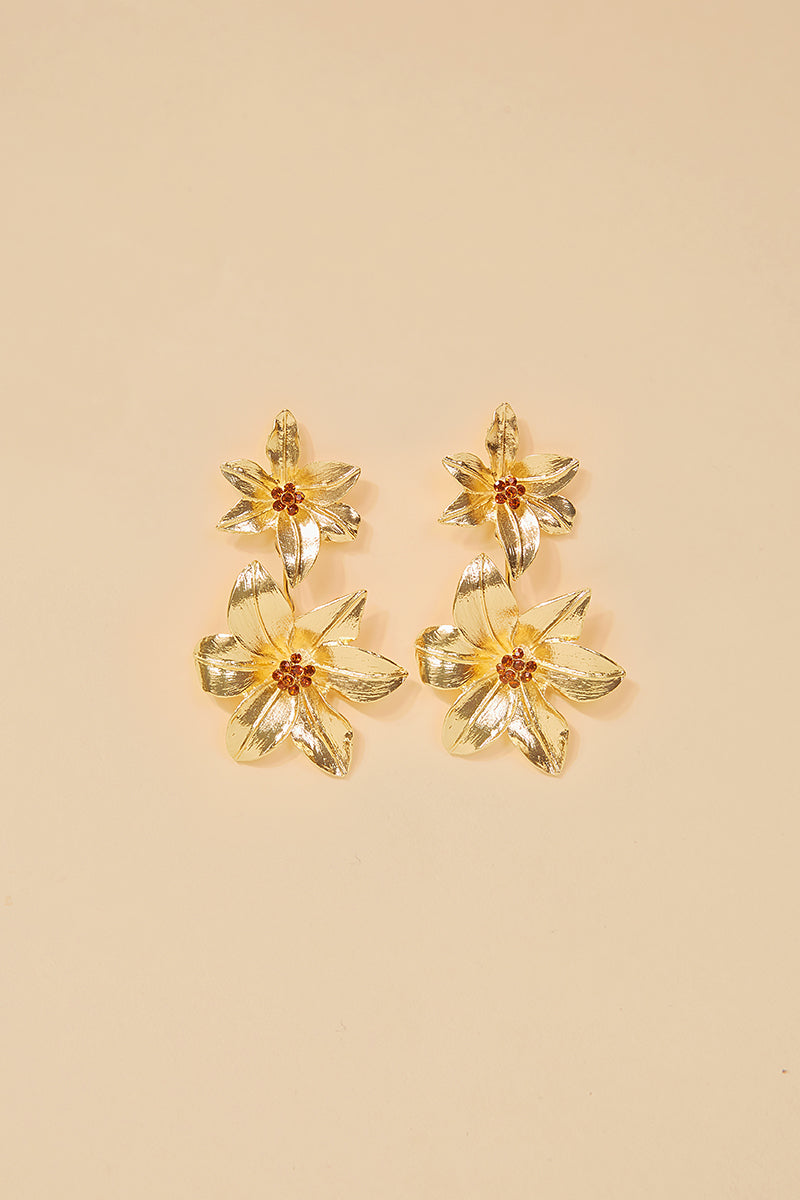 Boucles d'oreilles Fleur d'ambre · Allure · 