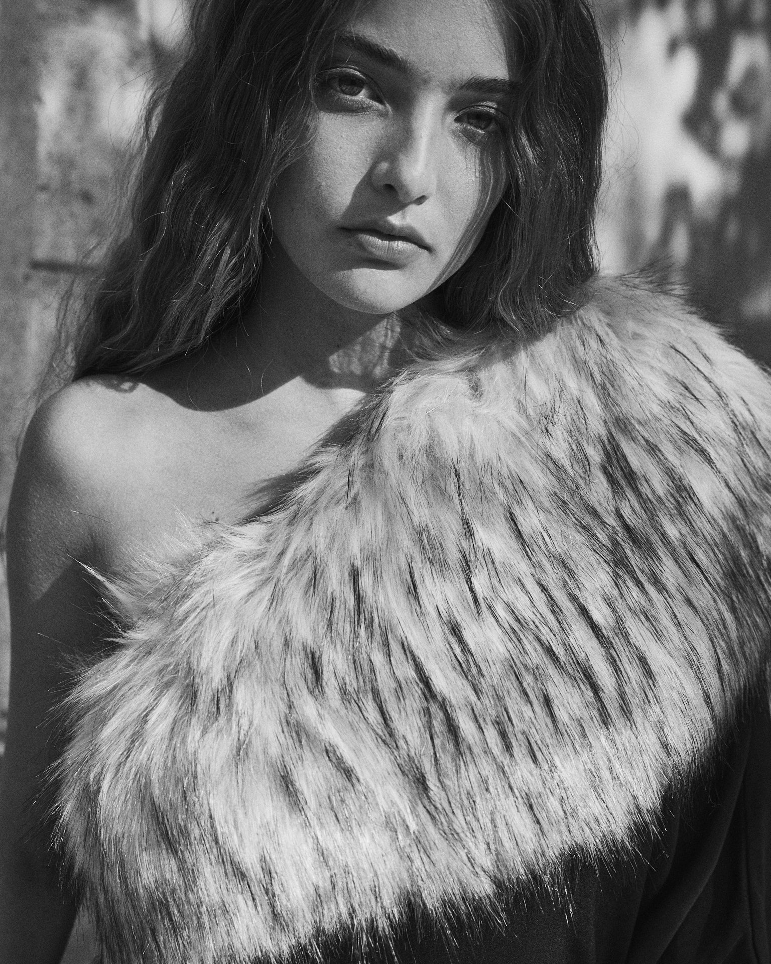 Étole Léa Beige · Madame ·