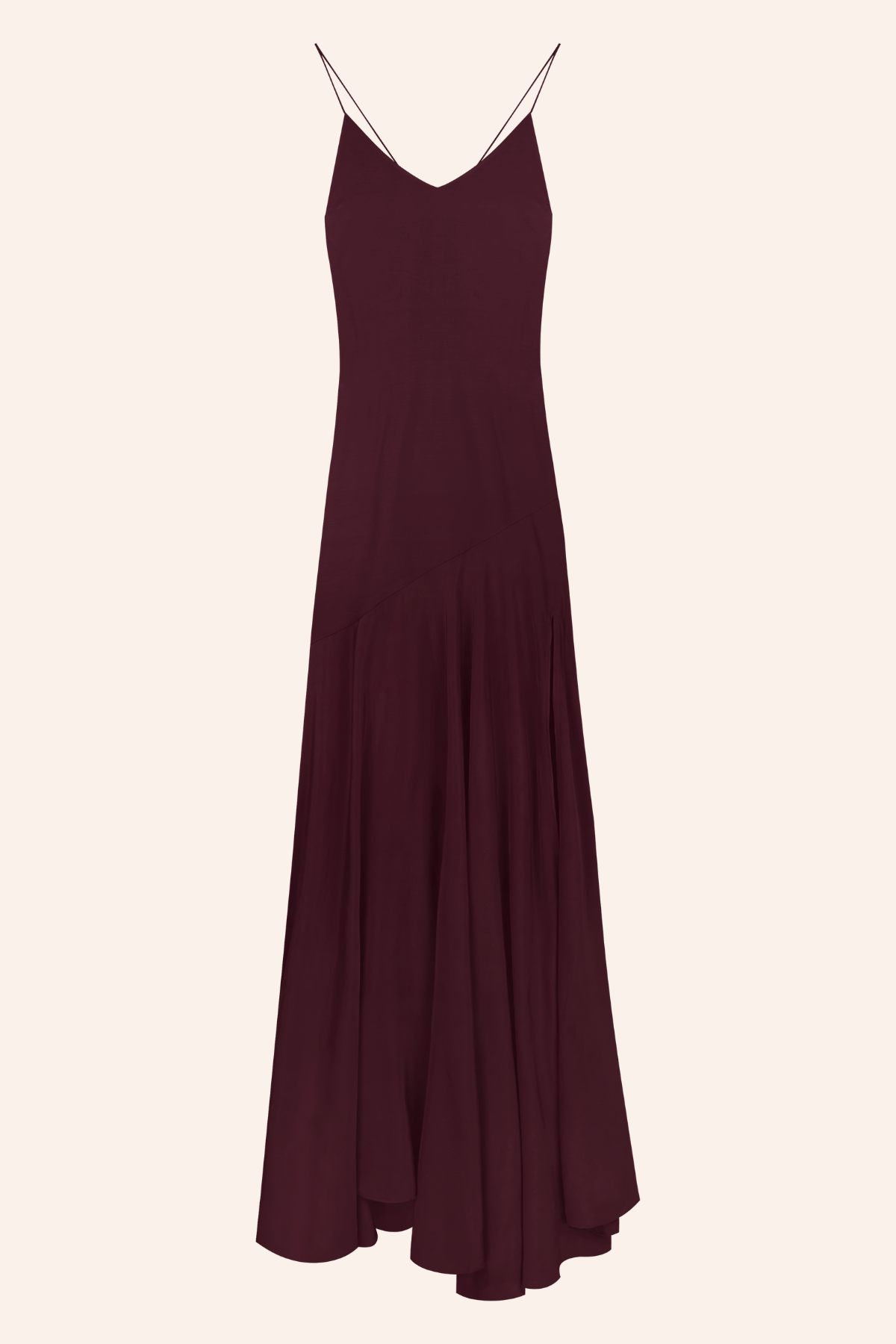 Vestido Augusta Burdeos · Allegra ·