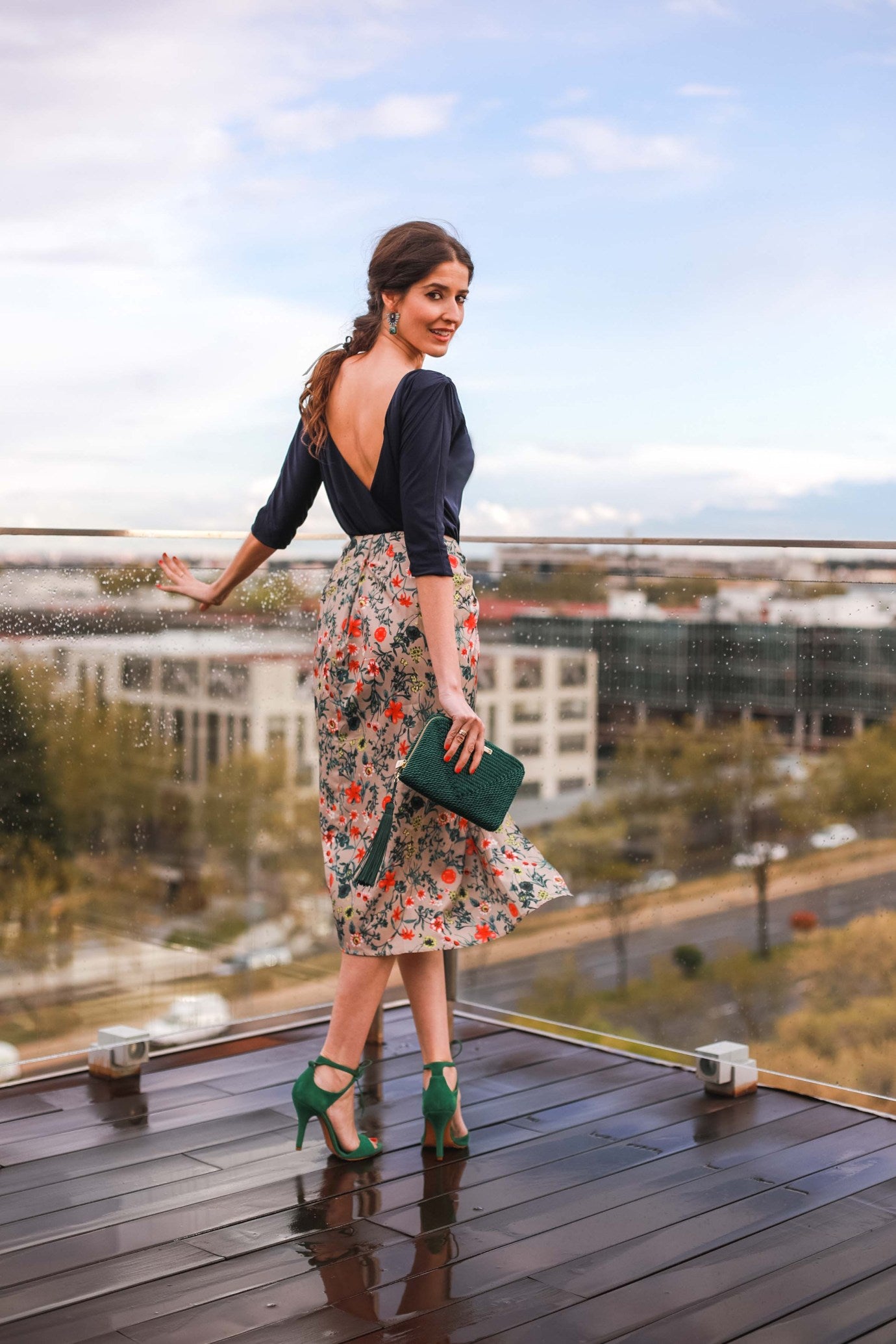 Top Amy Azul Marino SS19 - brunacoleccion bruna invitadaperfecta invitadaboda invitadabruna boda guest wedding 