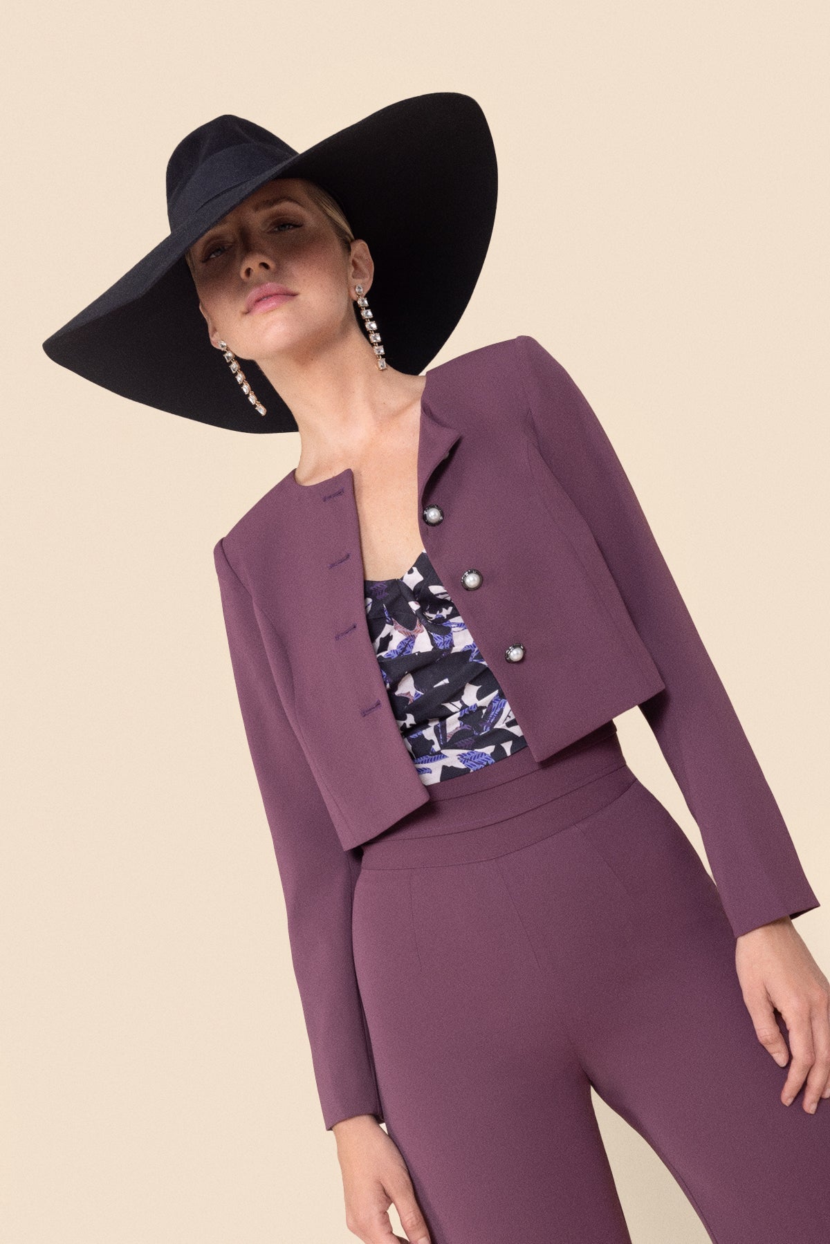 Chaqueta Giada Aubergine · Muse · - Bruna