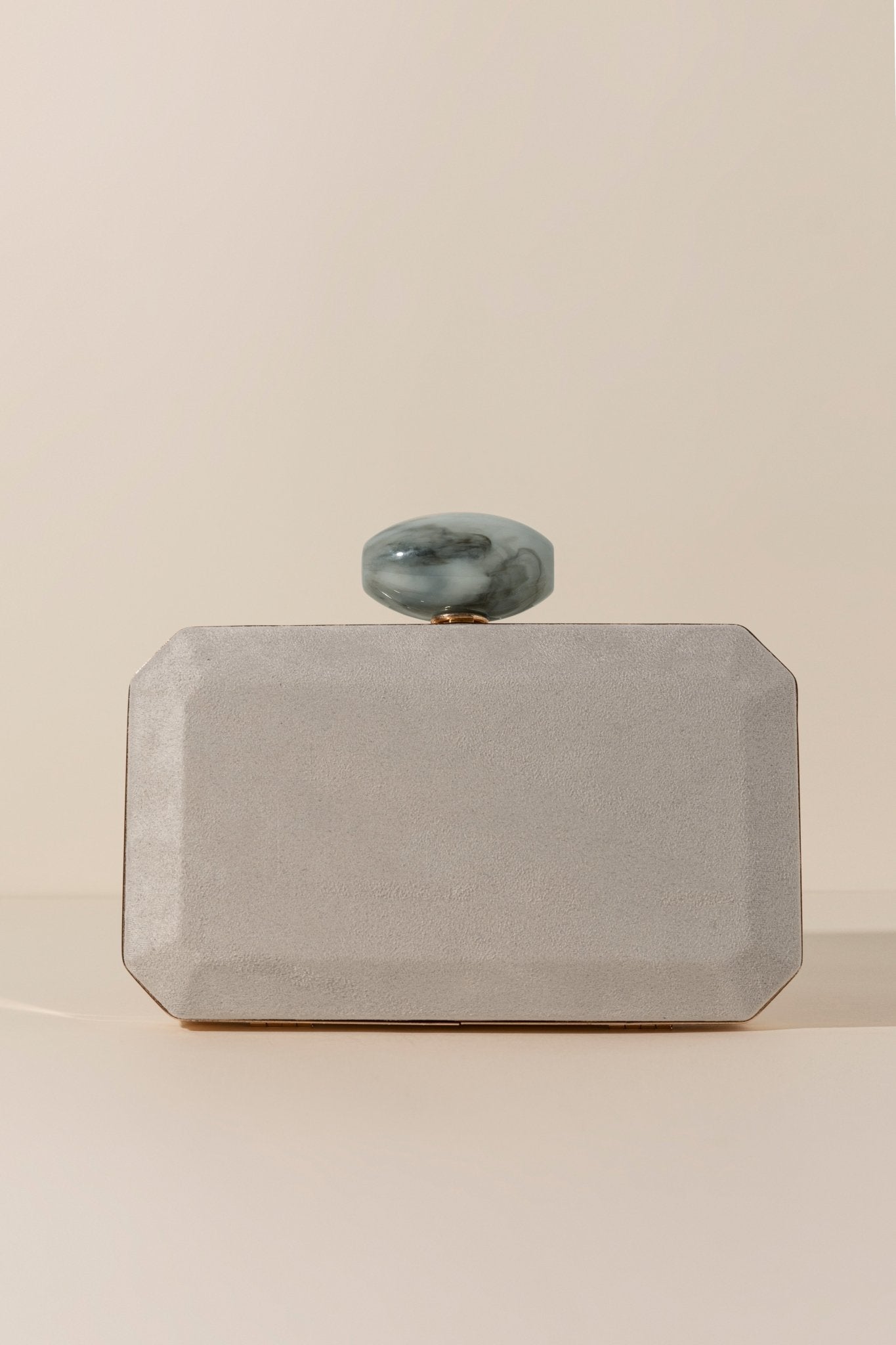 Clutch Box Hueso Isabella Beige· Rivera · - Bruna