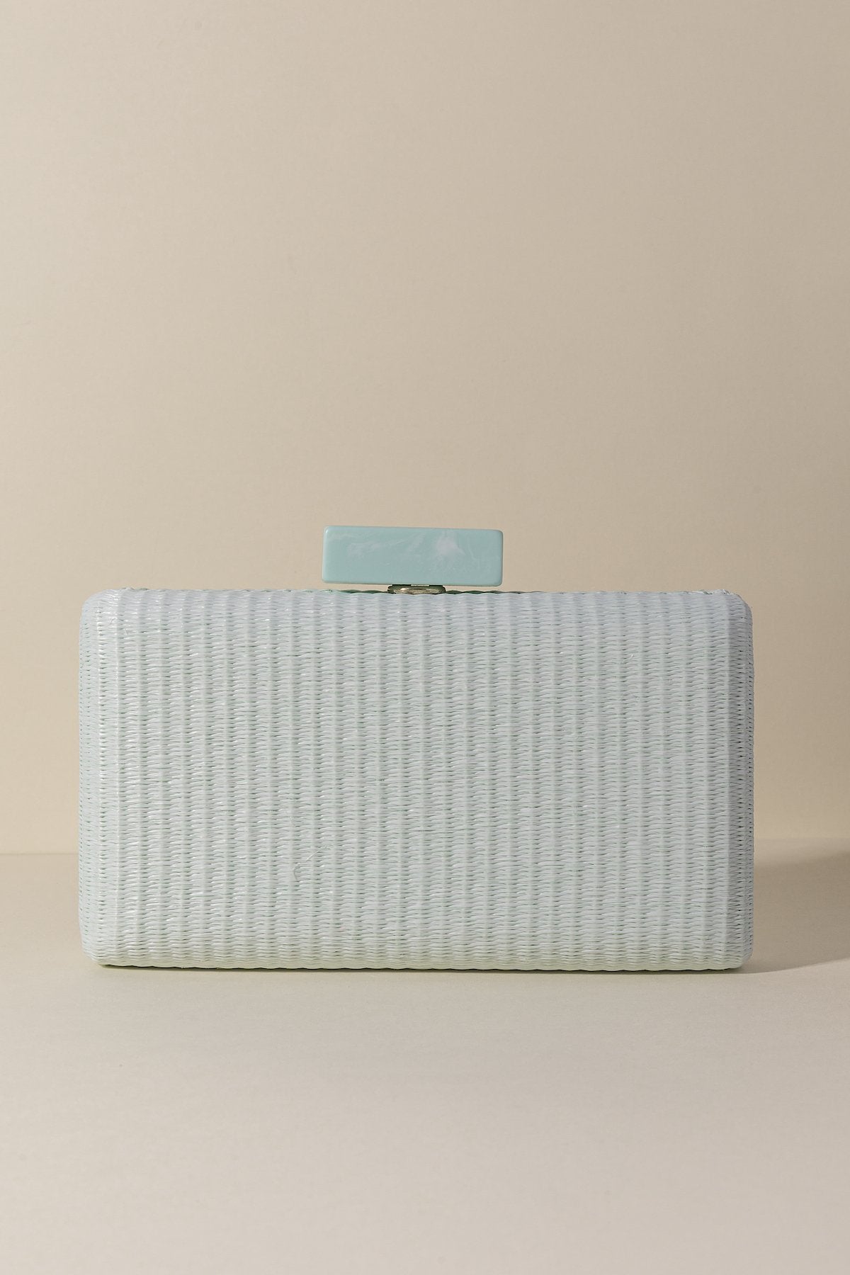 Clutch Rafia Candy Menta · Rivera · - Bruna