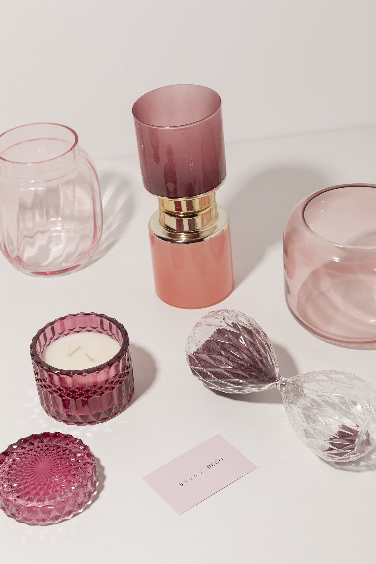 Jarron - Portavelas Rosa Zinnia · Deco · - Bruna