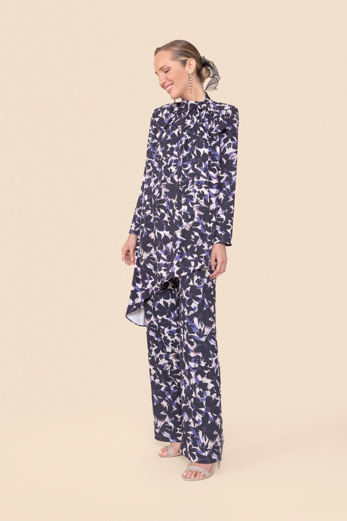 Lazo coletero Organza Negro · Muse · - Bruna