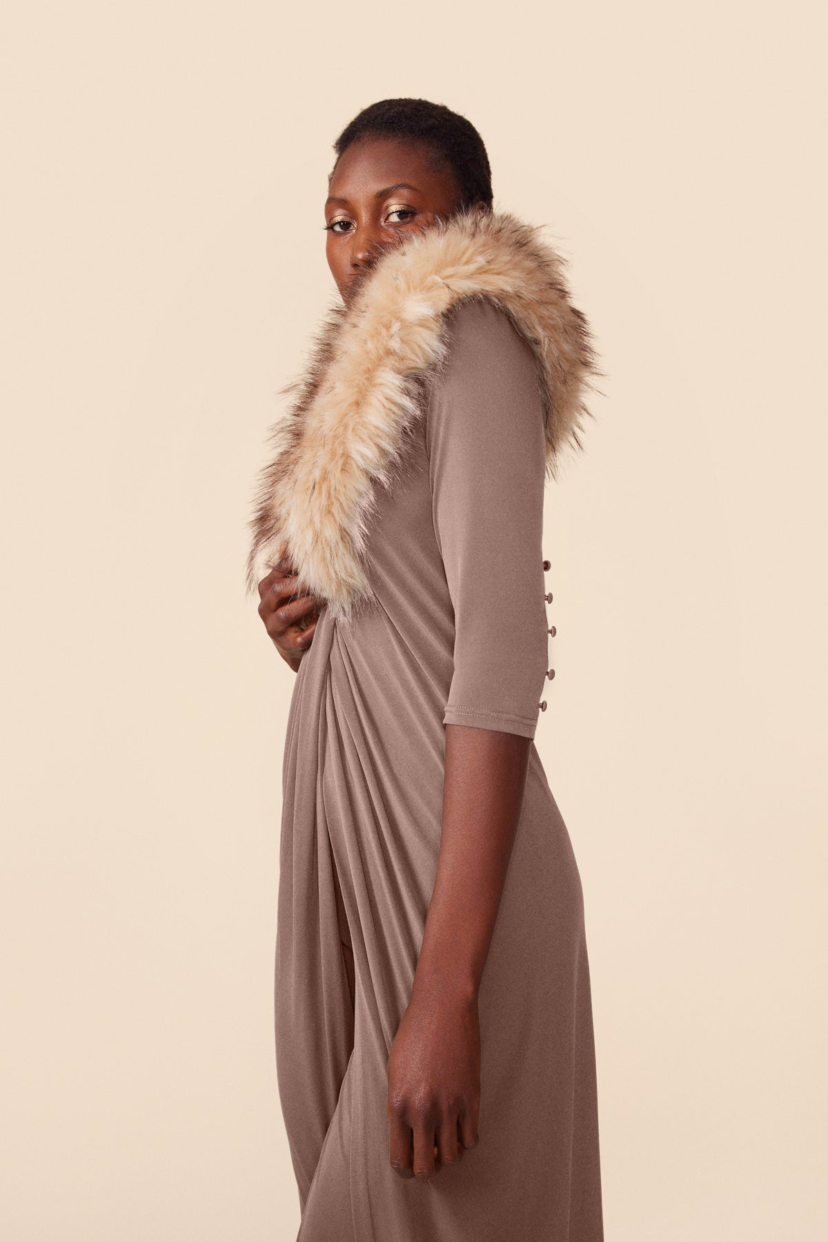 Pantalon Kala Taupe · Alegoria · - Bruna