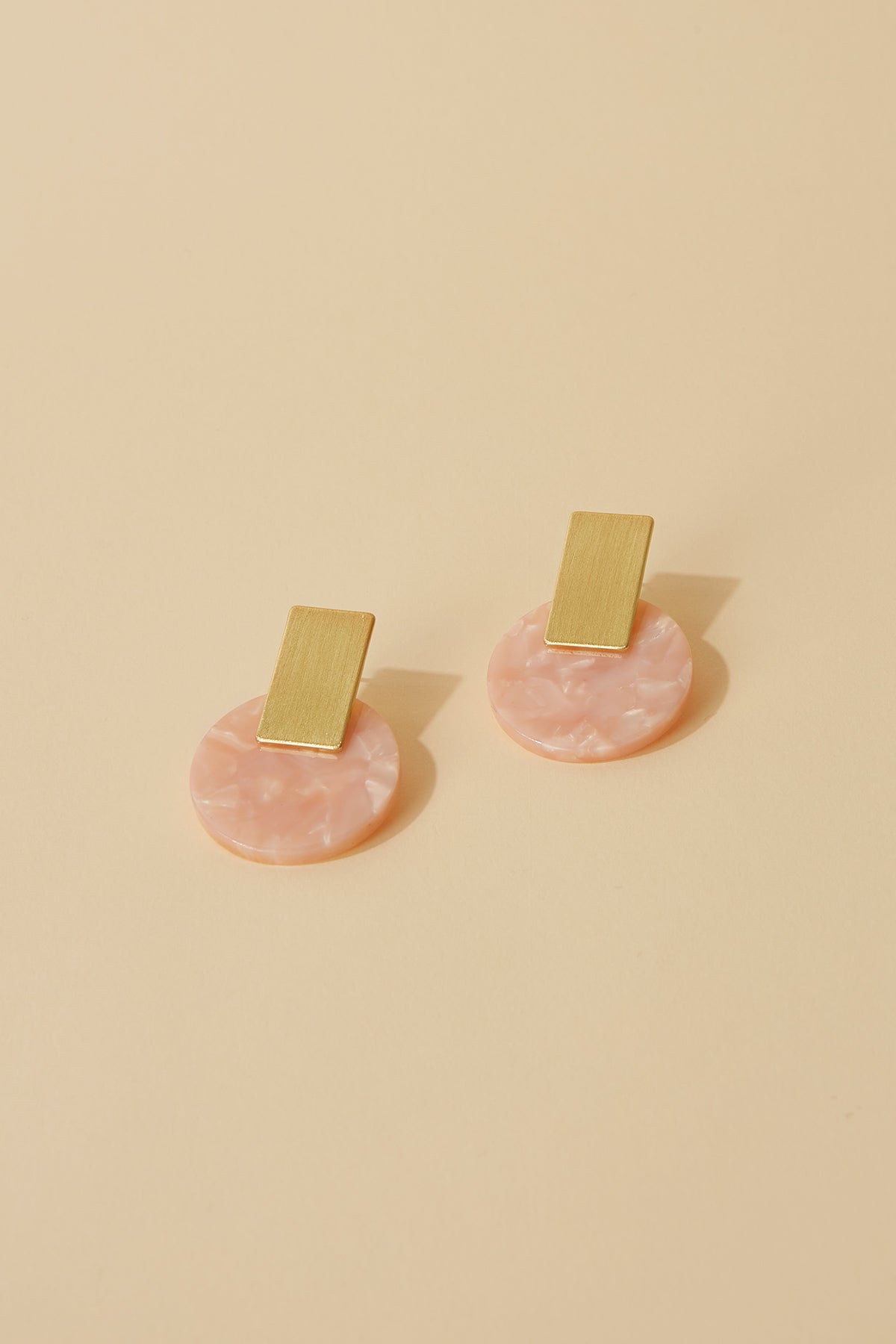 Pendientes Aura Rosa · Flora · - Bruna