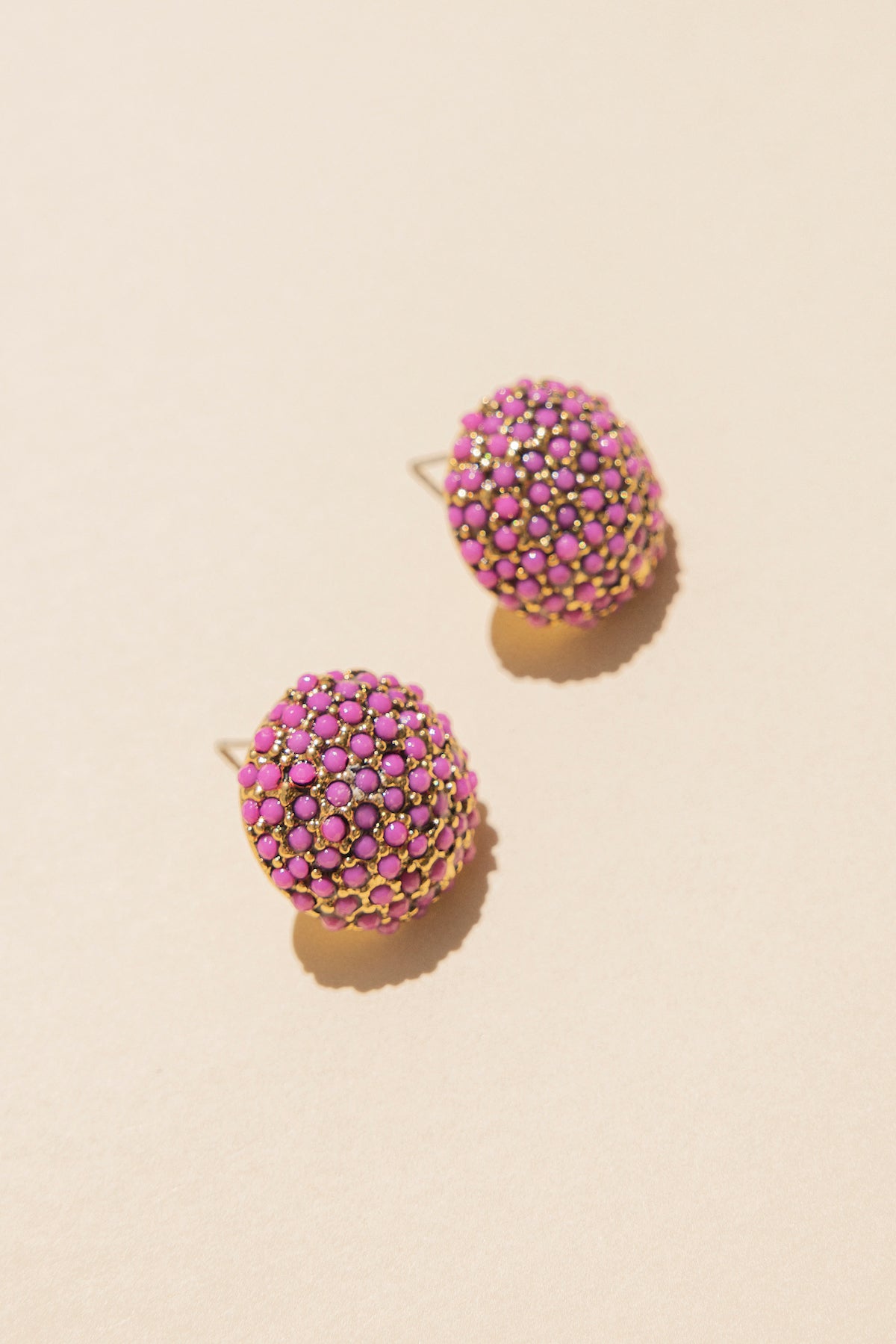 Pendientes Pipa Frambuesa · Hamptons · - Bruna