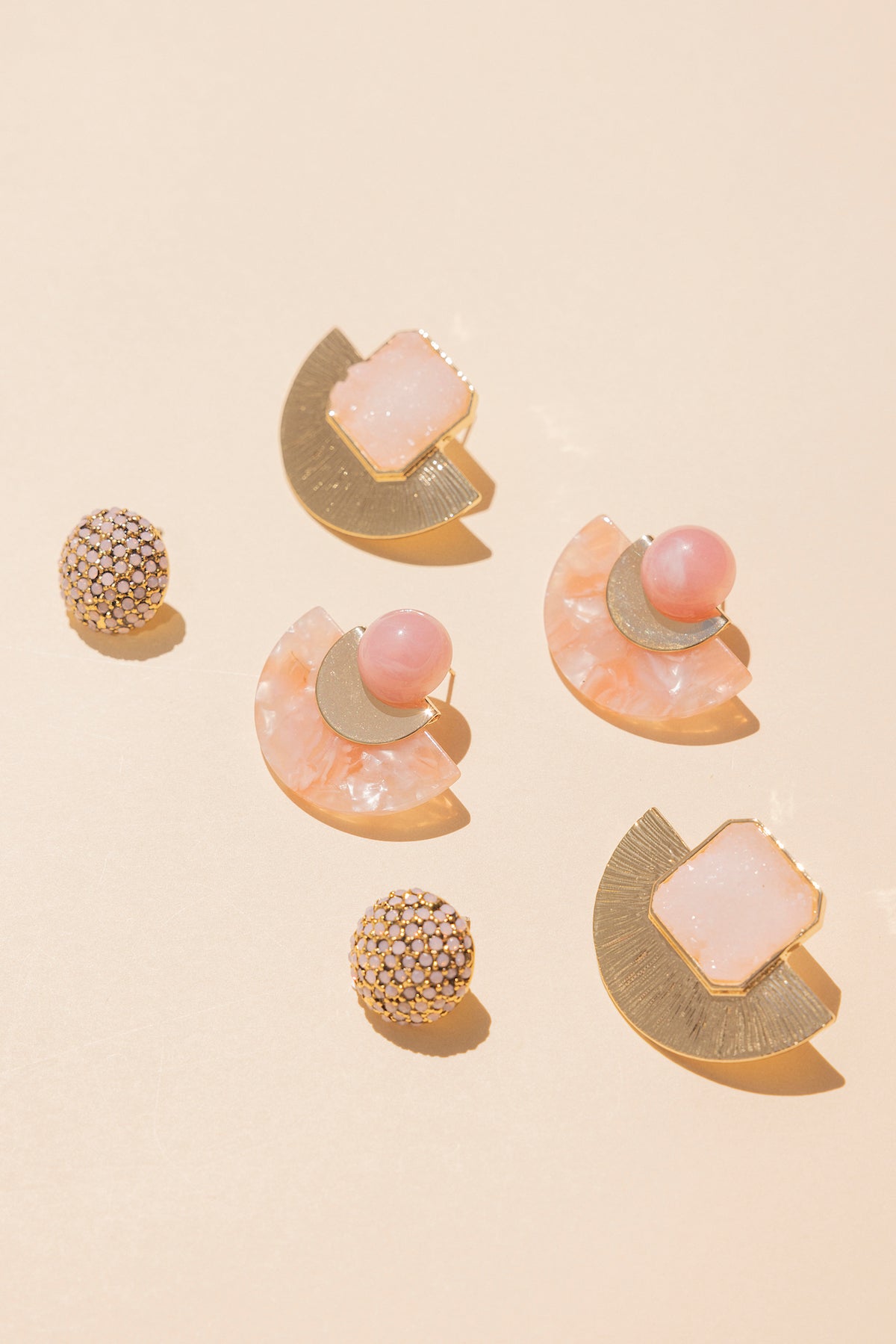Pendientes Pipa Nude · Hamptons · - Bruna