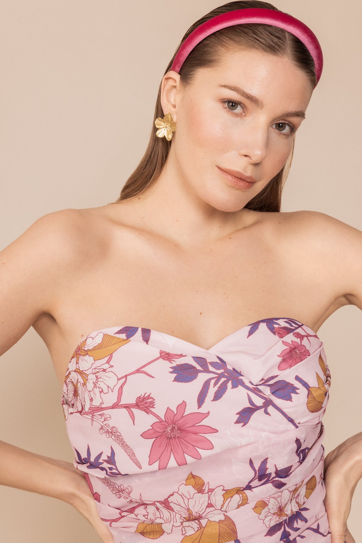 Pendientes Trudy · Flora · - Bruna